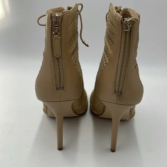 Sam Edelman Abbie style lace up peep toe bootie - Picture 4 of 7